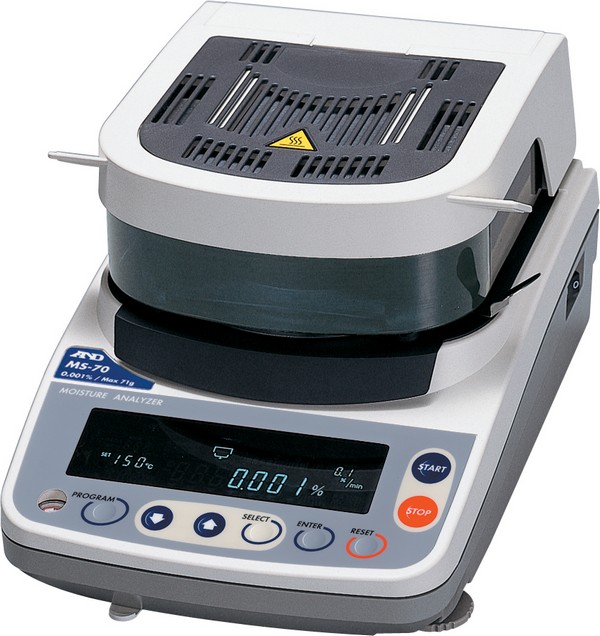 A&D MS-70 - MX-50 MOISTURE ANALYSERS P1