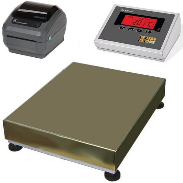 BAYKON BX23-LP LABEL PRINTING INDUSTRIAL FLOOR SCALES P1