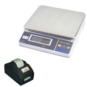 MEASURETEK EHX BENCH SCALE with TALLY ROLL PRINTER | countyscales.co.uk