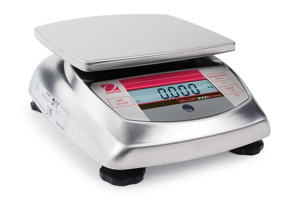 OHAUS VALOR 3000 COMPACT PRECISION BENCH SCALE P1