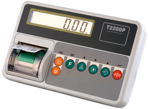 T-SCALE T2200P WEIGHING INDICATOR WITH INBUILT PRINTER P1