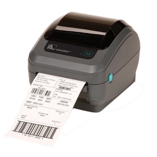 ZEBRA GK420D COMPACT DIRECT THERMAL DESKTOP LABEL PRINTER P1